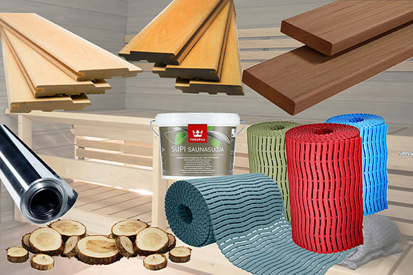    Комплектующие и материалы для обустройства бани и сауны