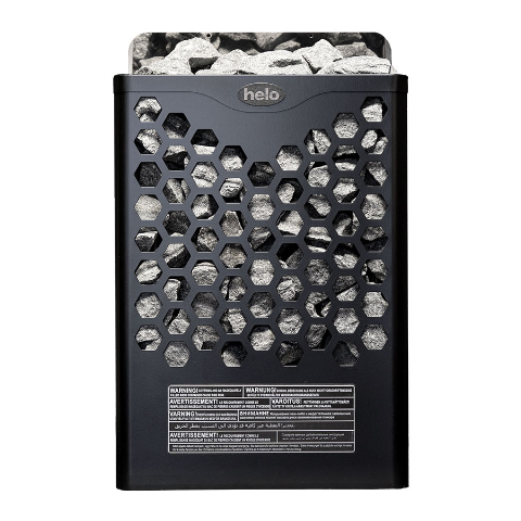Печь-каменка электрическая для бани и сауны Helo Hanko 60 STJ Черный